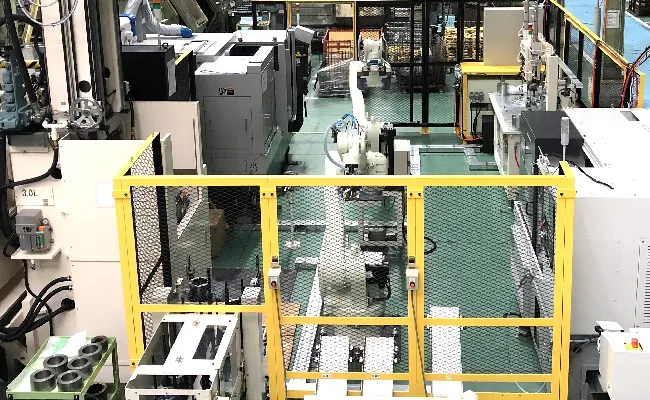 小型リングギア専用加工ライン1