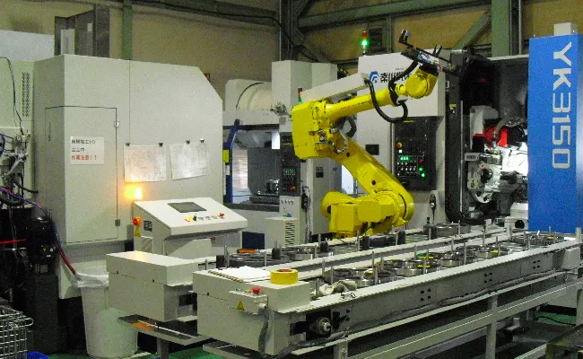 ロボット歯車専用ライン